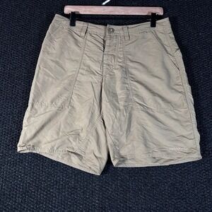 Patagonia Mens Size 32 Khaki Utility Cargo Outdoor Shorts